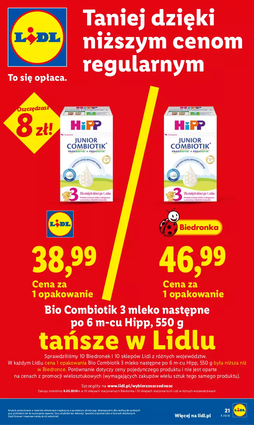 Gazetka promocyjna Lidl - Gazetka ważna od 14.05 do 16.05 - ważna 14.05 do 16.05.2026 - strona 21 - produkty: Dron, HiPP, Mleko, O nas, Por
