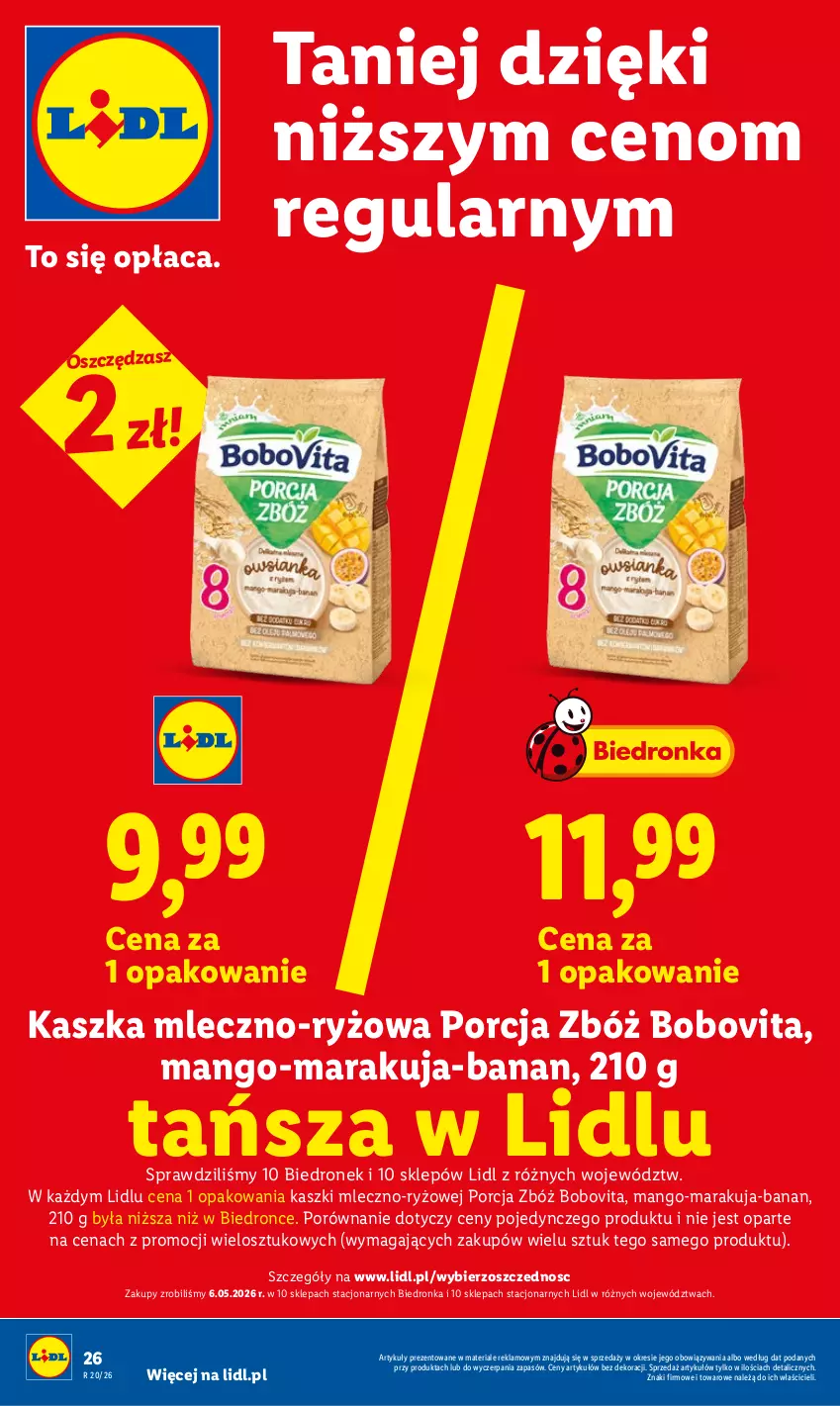 Gazetka promocyjna Lidl - Gazetka ważna od 14.05 do 16.05 - ważna 14.05 do 16.05.2026 - strona 26 - produkty: BoboVita, Dron, Mango, Por, Ryż