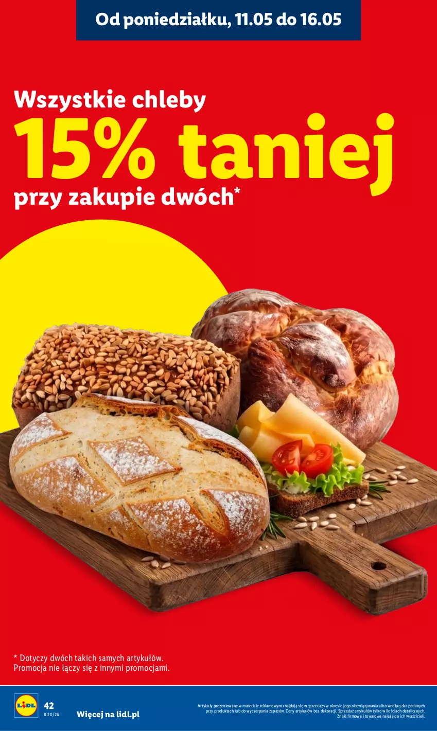Gazetka promocyjna Lidl - Gazetka ważna od 14.05 do 16.05 - ważna 14.05 do 16.05.2026 - strona 44 - produkty: Chleb
