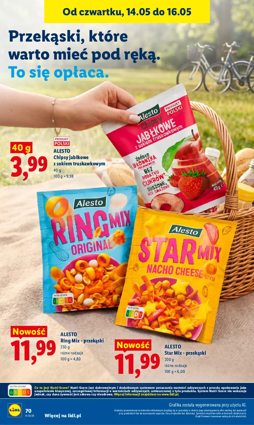 Gazetka promocyjna Lidl - Gazetka ważna od 14.05 do 16.05 - ważna 14.05 do 16.05.2026 - strona 76 - produkty: Chipsy, Gra, Grafika, Sok