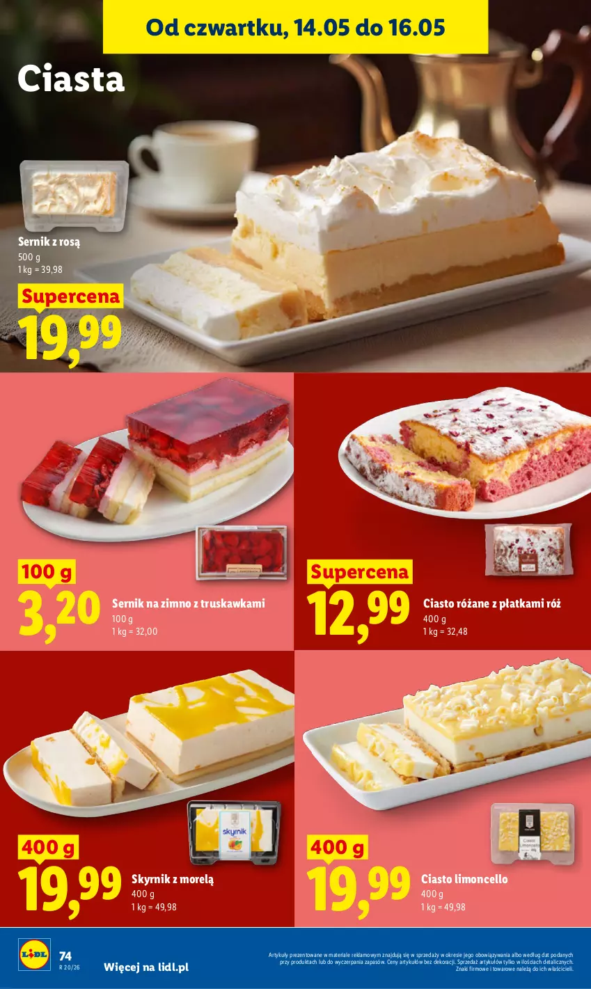 Gazetka promocyjna Lidl - Gazetka ważna od 14.05 do 16.05 - ważna 14.05 do 16.05.2026 - strona 80 - produkty: Róża, Ser