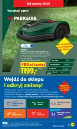 Gazetka promocyjna Lidl - Gazetka ważna od 14.05 do 16.05 - Gazetka - ważna od 16.05 do 16.05.2026 - strona 35 - produkty: Parkside, Sok, Por, Gra, Kuchnia, Kosz, Robot, Sport, Moda, Ogród, Akumulator