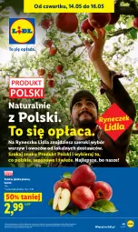 Gazetka promocyjna Lidl - Gazetka ważna od 14.05 do 16.05 - Gazetka - ważna od 16.05 do 16.05.2026 - strona 41 - produkty: O nas, Jabłka