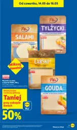 Gazetka promocyjna Lidl - Gazetka ważna od 14.05 do 16.05 - Gazetka - ważna od 16.05 do 16.05.2026 - strona 5 - produkty: Ser, Pilos