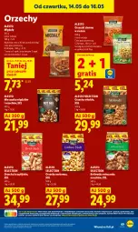 Gazetka promocyjna Lidl - Gazetka ważna od 14.05 do 16.05 - Gazetka - ważna od 16.05 do 16.05.2026 - strona 75 - produkty: Orzechy włoskie, Gra, Orzeszki, Migdały, Orzeszki ziemne