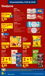 Gazetka promocyjna Lidl - Gazetka ważna od 14.05 do 16.05 - Gazetka - ważna od 16.05 do 16.05.2026 - strona 78 - produkty: Ser, Gra, Mleczko, Czekolada, Miód, Rurki, Ptasie mleczko, Deser