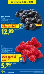 Gazetka promocyjna Lidl - Gazetka ważna od 14.05 do 16.05 - Gazetka - ważna od 16.05 do 16.05.2026 - strona 8 - produkty: Maliny