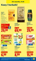 Gazetka promocyjna Lidl - Gazetka ważna od 14.05 do 16.05 - Gazetka - ważna od 16.05 do 16.05.2026 - strona 81 - produkty: Torebka, Kawa rozpuszczalna, Kawa ziarnista, Bell, Dallmayr, Kawa mielona, Kawa, Lipton, Bella, Fa