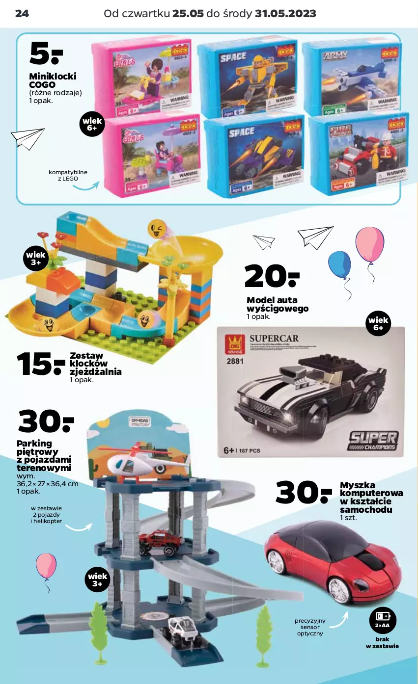 Gazetka promocyjna Netto - Akcesoria i dodatki - ważna 25.05 do 31.05.2023 - strona 8 - produkty: Helikopter, Klocki, Komputer, LEGO, Mysz, Pojazd