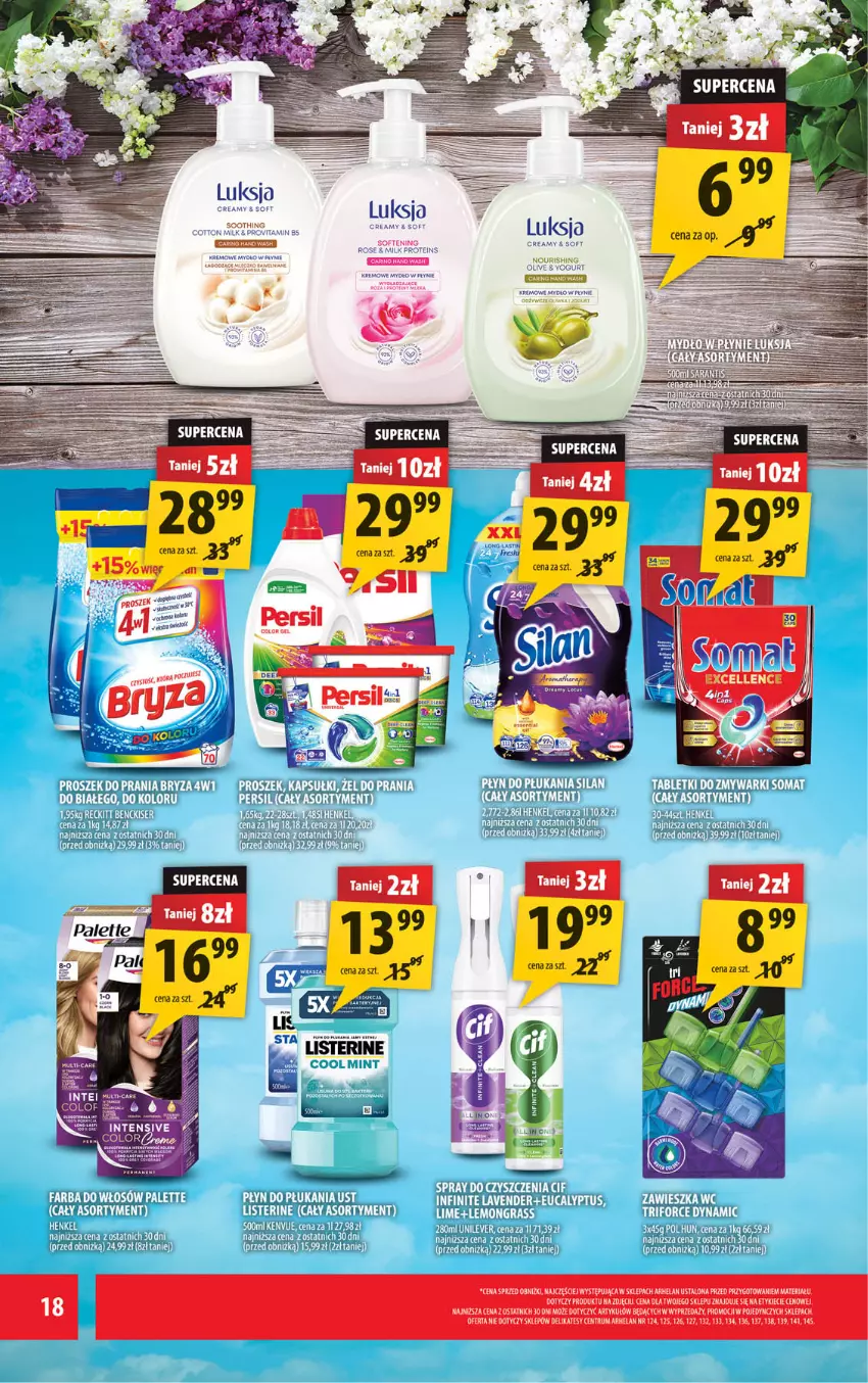 Gazetka promocyjna Arhelan - Gazetka - ważna 29.08 do 07.09.2025 - strona 18 - produkty: Mydło, Persil, Rum, Somat, Zott