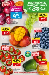 Gazetka promocyjna Auchan - Gazetka 30 Lat Supermarket Auchan - Gazetka - ważna od 09.09 do 09.09.2026 - strona 3 - produkty: Warzywa, Borówka, Borówka amerykańska, Papryka, Warzywa i owoce, Owoce, Wino, Mango