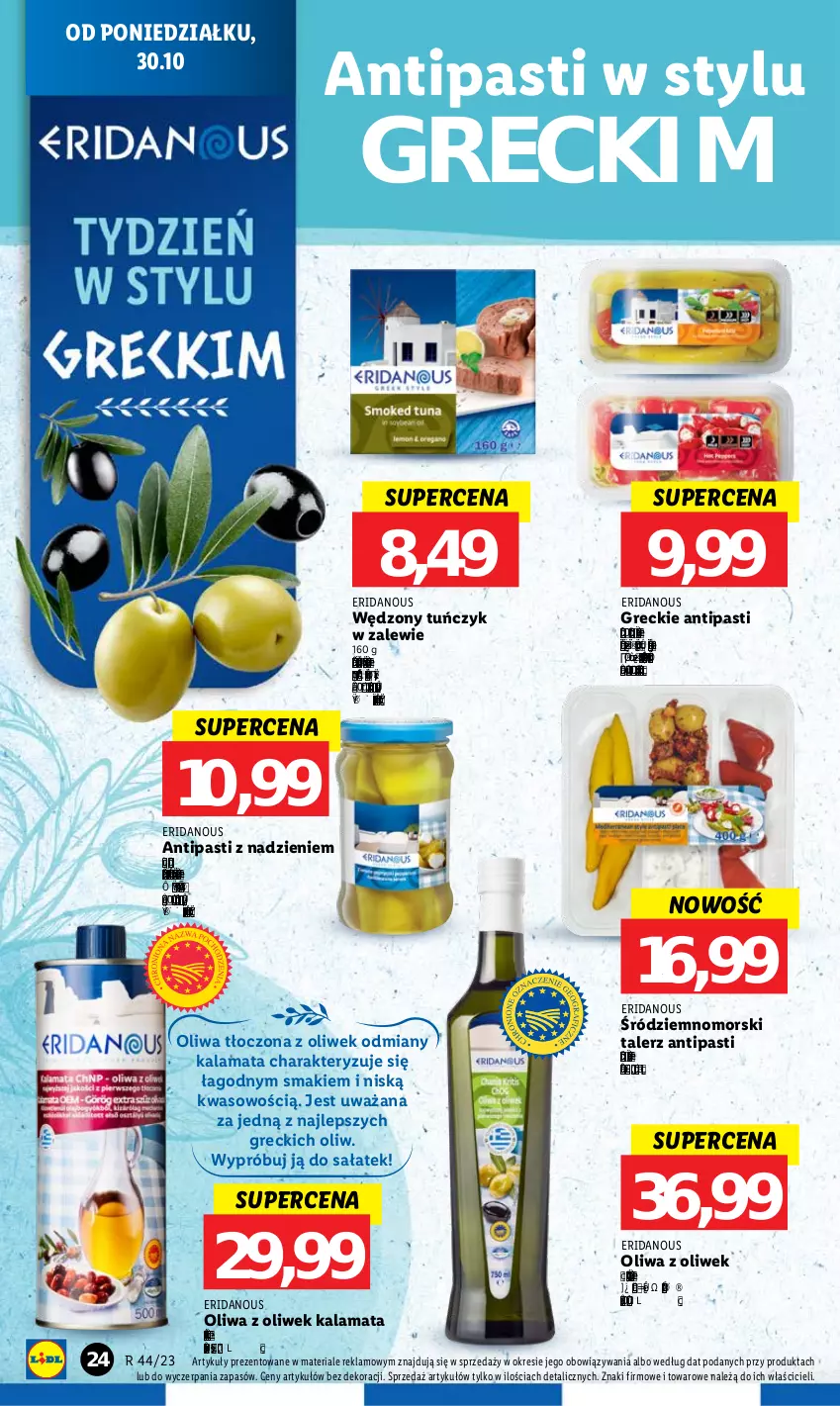 Gazetka promocyjna Lidl - GAZETKA - ważna 30.10 do 31.10.2023 - strona 38 - produkty: Olej, Oliwa z oliwek, Sałat, Talerz, Top, Tuńczyk