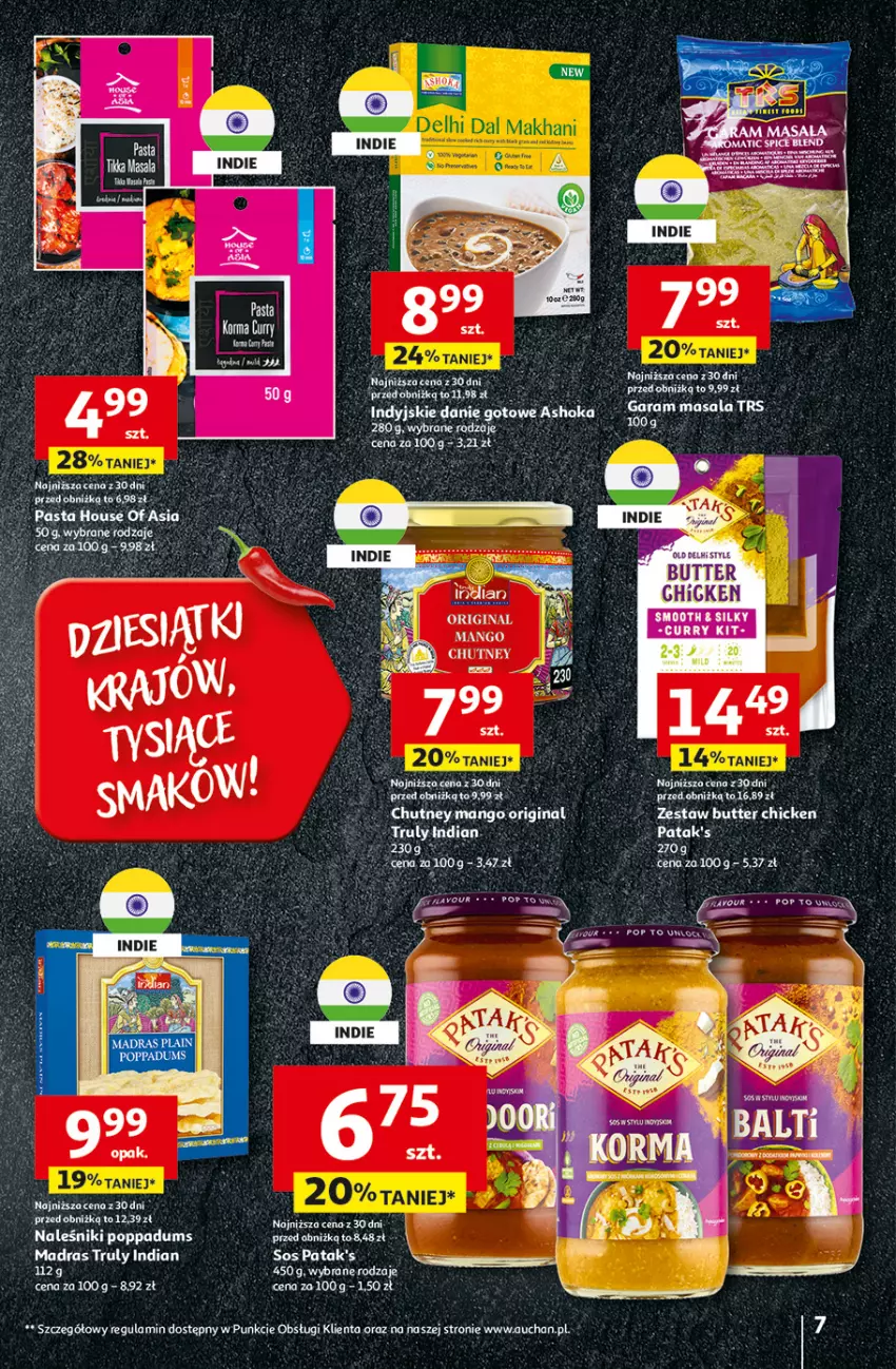 Gazetka promocyjna Auchan - Gazetka 30 Lat Hipermarket Auchan - ważna 05.02 do 11.02.2026 - strona 7 - produkty: Fa, Gin, Mango, Naleśniki, Olej, Patak's, Por, Sos