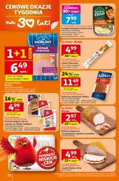 Gazetka promocyjna Auchan - Gazetka 30 Lat Hipermarket Auchan - Gazetka - ważna od 11.02 do 11.02.2026 - strona 22 - produkty: Polędwica, Ciasto francuskie, Krakus, Ser, Parówki, Kawa, Szynka, Morliny, Lasagne bolognese, Lasagne, Kabanos