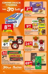 Gazetka promocyjna Auchan - Gazetka 30 Lat Hipermarket Auchan - Gazetka - ważna od 11.02 do 11.02.2026 - strona 26 - produkty: Prince Polo, Kawa ziarnista, Dallmayr, Wafelek, Kawa, Konfitura, Rogal, Danio, Milka