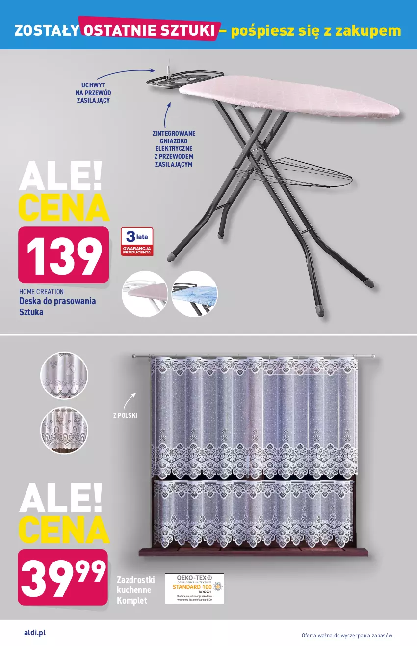 Gazetka promocyjna Aldi - ważna 21.07 do 28.07.2021 - strona 17 - produkty: Deska do prasowania, Przewód