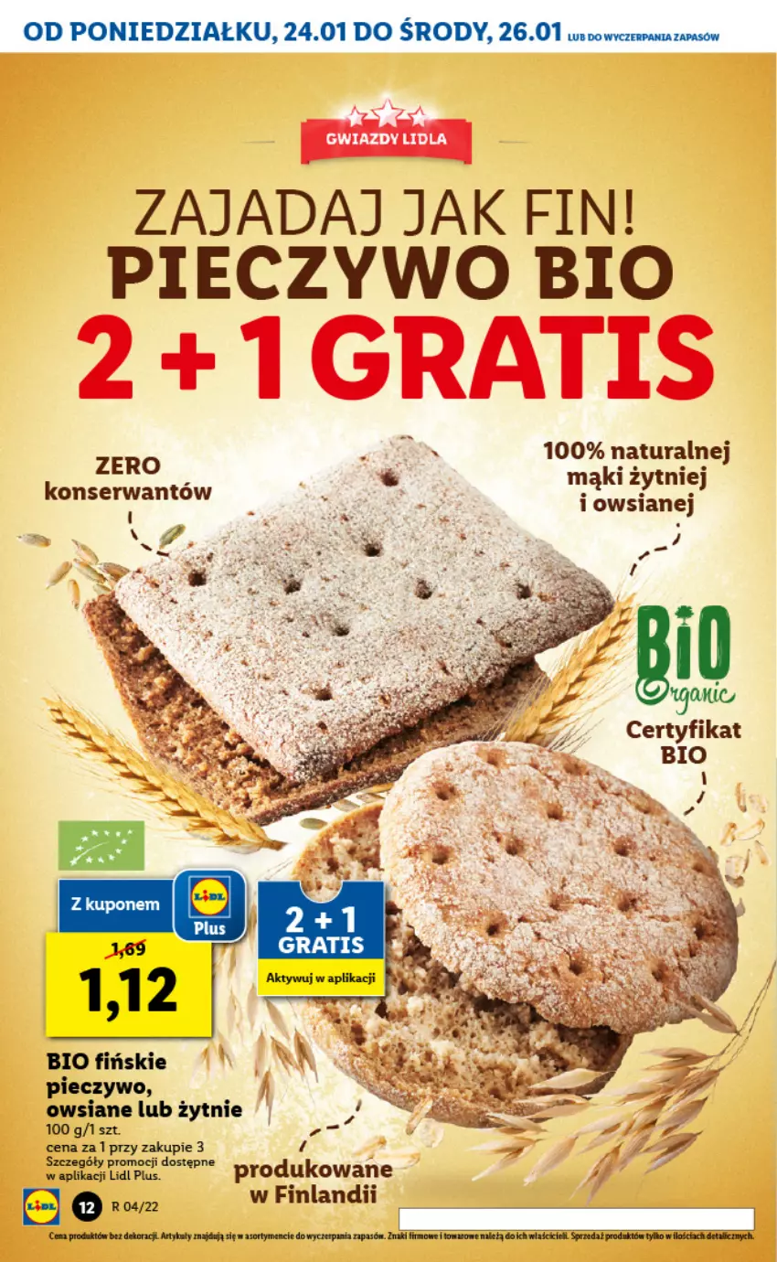 Gazetka promocyjna Lidl - GAZETKA - ważna 24.01 do 26.01.2022 - strona 12 - produkty: Gra, Piec, Pieczywo, Ser