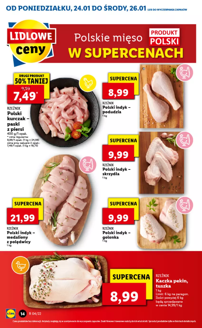 Gazetka promocyjna Lidl - GAZETKA - ważna 24.01 do 26.01.2022 - strona 14 - produkty: Kurczak, Lion