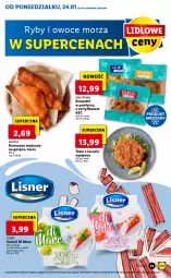 Gazetka promocyjna Lidl - GAZETKA - Gazetka - ważna od 26.01 do 26.01.2022 - strona 13 - produkty: Sos, Karmazyn wędzony, Tusz, Owoce morza, Krewetki, Owoce, Wasa, Surimi, Lisner