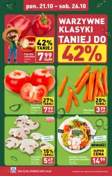 Gazetka promocyjna Aldi - Pełna oferta - Gazetka - ważna od 26.10 do 26.10.2024 - strona 2 - produkty: Piec, Sałatka, Papryka czerwona, Papryka, Sałat, Pieczarki krojone, Pomidory