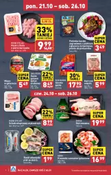 Gazetka promocyjna Aldi - Pełna oferta - Gazetka - ważna od 26.10 do 26.10.2024 - strona 6 - produkty: Kurczak, Mięso w galarecie, Mięsne specjały, Szynka, Gęś owsiana, Schab wieprzowy, Kotlet, Krewetki, Piekarnik, Wino, Gala, Lazur, Mięso, Danie gotowe