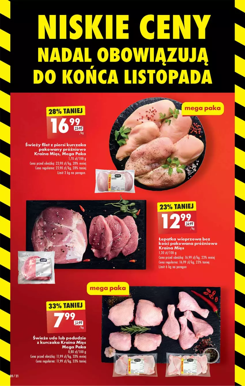 Gazetka promocyjna Biedronka - Od czwartku - ważna 16.11 do 22.11.2023 - strona 22 - produkty: Filet z piersi kurczaka, Kurczak, Podudzie z kurczaka