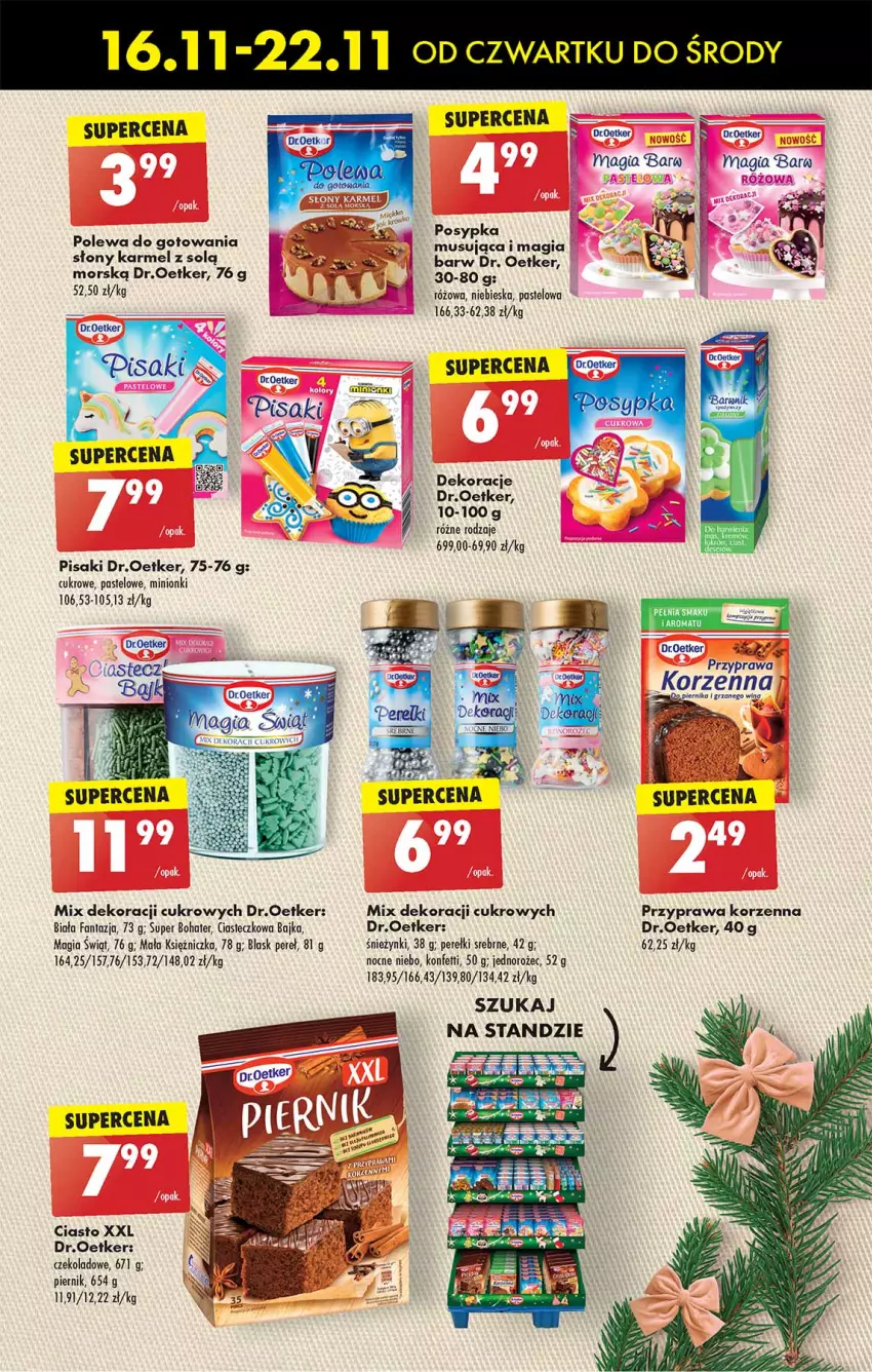 Gazetka promocyjna Biedronka - Od czwartku - ważna 16.11 do 22.11.2023 - strona 35 - produkty: Ciasto XXL, Dr. Oetker, Fa, Fanta, Gra, Jednorożec, Piernik