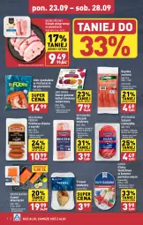 Gazetka promocyjna Aldi - Pełna oferta - Gazetka - ważna od 28.09 do 28.09.2024 - strona 8 - produkty: Piec, Salami, Mięsne specjały, Golden Seafood, Szynka, Schab wieprzowy, Pieprz, Kotlet, Boczek, Kiełbasa, Danie gotowe, Kiełbasa śląska