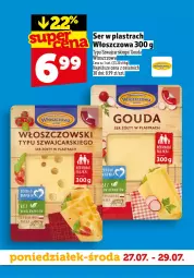 Gazetka promocyjna Topaz - Gazetka - Gazetka - ważna od 29.07 do 29.07.2026 - strona 7 - produkty: Ser, Koc, Włoszczowski, Cars, Gouda