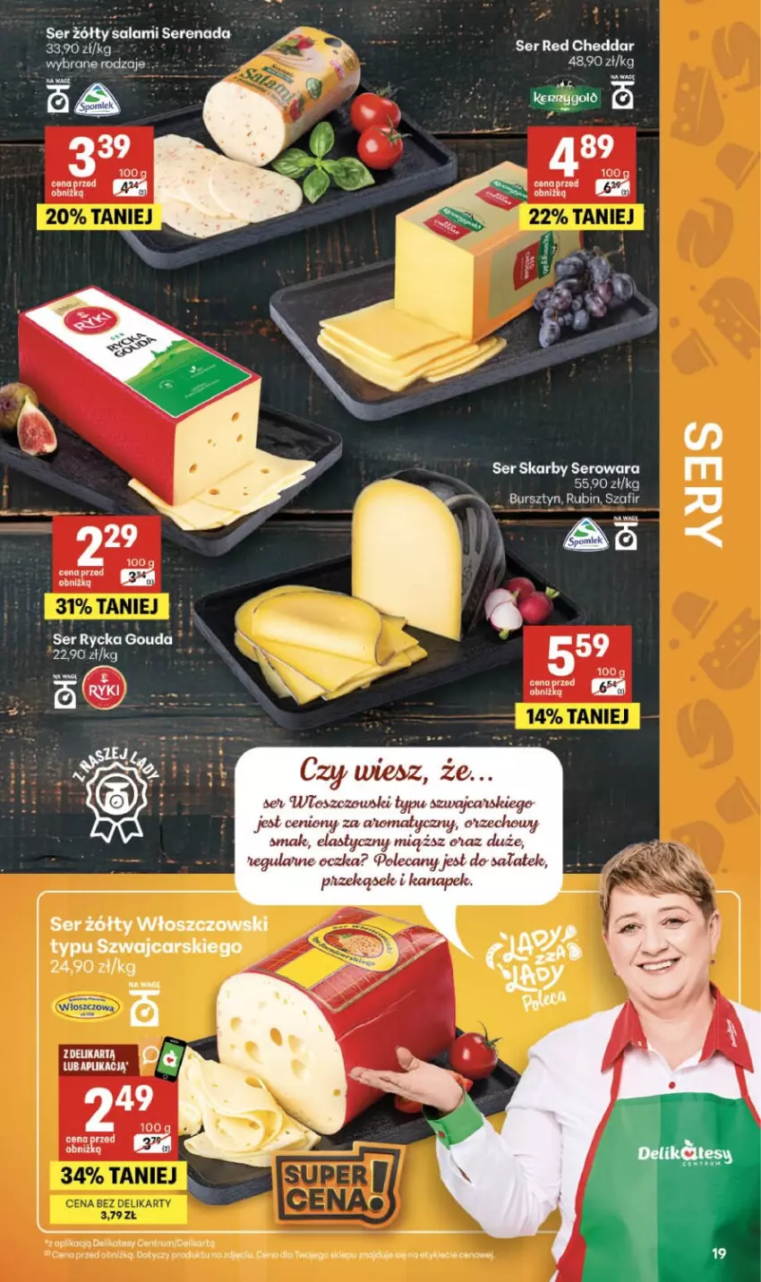 Gazetka promocyjna Delikatesy Centrum - Franczyza DC21 Czwartek - ważna 21.05 do 27.05.2026 - strona 19 - produkty: Gouda, Olej, Pupa, Sałat, Ser, Włoszczowski