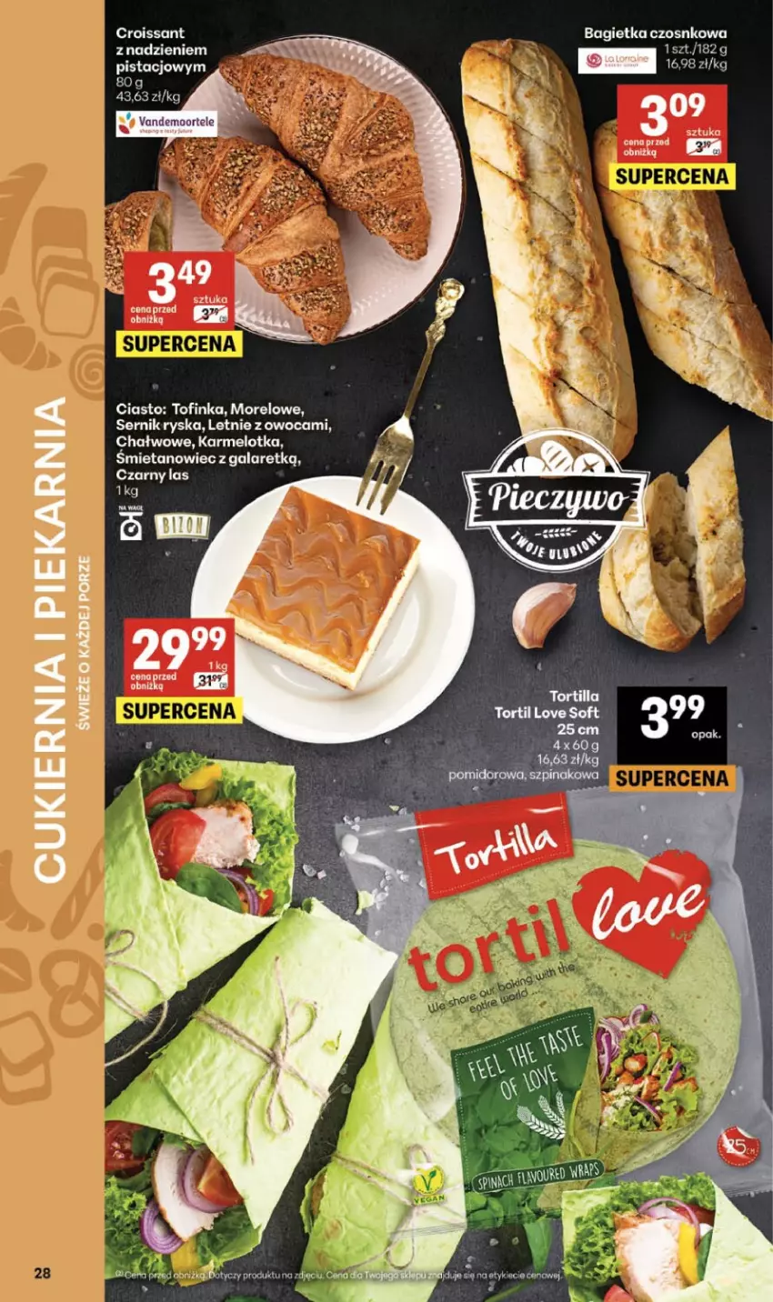 Gazetka promocyjna Delikatesy Centrum - Franczyza DC21 Czwartek - ważna 21.05 do 27.05.2026 - strona 28 - produkty: Bagietka, Bagietka czosnkowa, Croissant, Cukier, Gala, Inka, Pajac, Ser