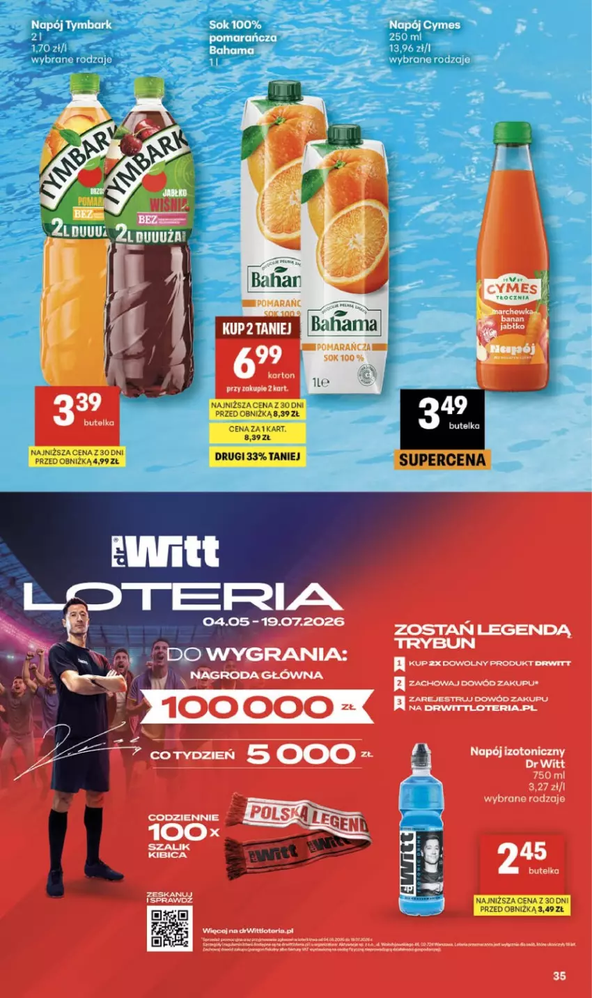 Gazetka promocyjna Delikatesy Centrum - Franczyza DC21 Czwartek - ważna 21.05 do 27.05.2026 - strona 35 - produkty: BIC, Fa, Hama, Marchewka, Napój, Napój izotoniczny, Por