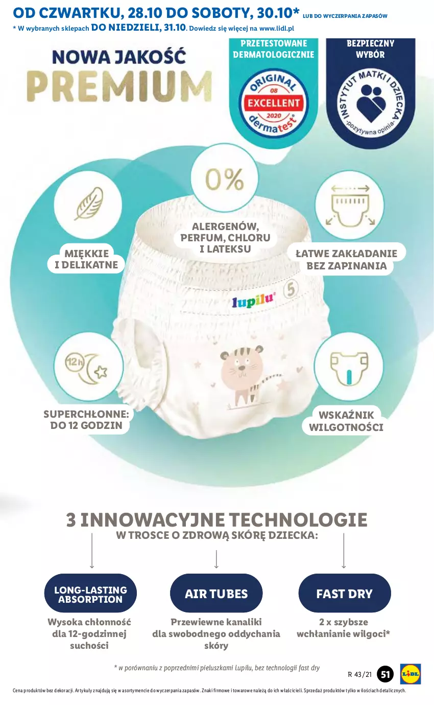 Gazetka promocyjna Lidl - GAZETKA - ważna 28.10 do 31.10.2021 - strona 51 - produkty: Fa, LG, Perfum, Piec, Por, Sok