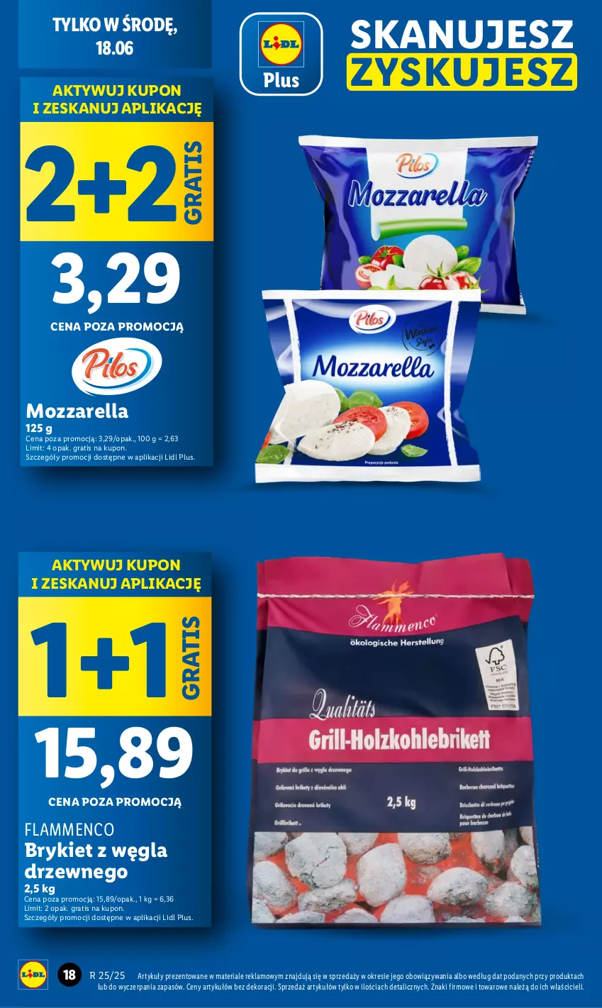 Gazetka promocyjna Lidl - GAZETKA - ważna 16.06 do 18.06.2025 - strona 18 - produkty: Gra, Mozzarella