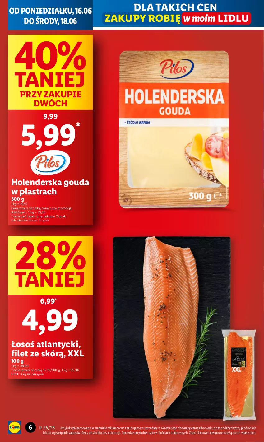 Gazetka promocyjna Lidl - GAZETKA - ważna 16.06 do 18.06.2025 - strona 6 - produkty: Gouda