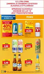 Gazetka promocyjna Lidl - GAZETKA - Gazetka - ważna od 18.06 do 18.06.2025 - strona 48 - produkty: Piwa, Piwo, Tyskie, Limonka, Mango, Imbir