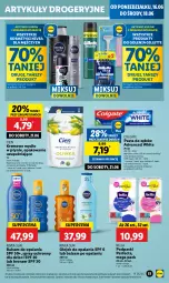 Gazetka promocyjna Lidl - GAZETKA - Gazetka - ważna od 18.06 do 18.06.2025 - strona 61 - produkty: Mydło w płynie, Bell, Pasta do zębów, Perfecta, Podpaski, Gillette, Dzieci, Bella, Mydło, Bronzer, Colgate, Olej, Nivea, LG