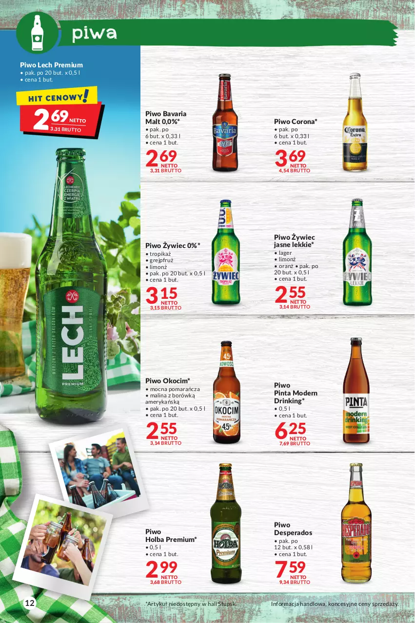 Gazetka promocyjna Makro - Sezon grillowy czas start! - oferta z alkoholem - ważna 18.04 do 30.04.2023 - strona 12 - produkty: Desperados, Koc, Lech Premium, Okocim, Piwa, Piwo