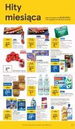 Gazetka promocyjna Tesco - Tesco gazetka - aktualna - Gazetka - ważna od 16.06 do 16.06.2021 - strona 7 - produkty: Top, Papier, Finish, Parówki, Tablet, Persil, Kawa, Perełki zapachowe, Papier toaletowy, Mleczko, Rolki, Stopp, Jacobs, Woda, Tassimo, Cisowianka, Berlinki, Lenor, Milka, Pomidor malinowy