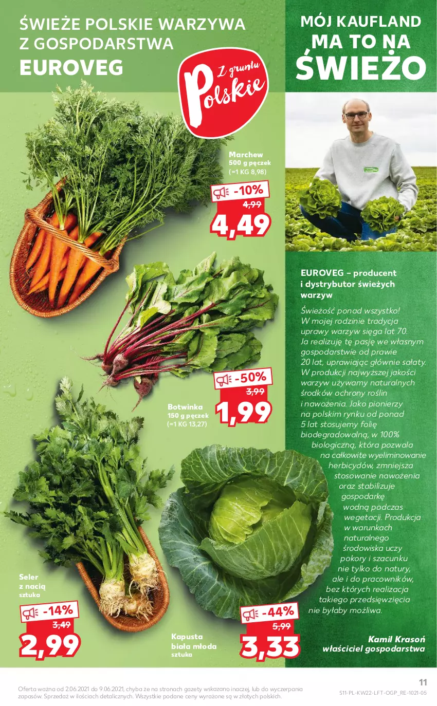 Gazetka promocyjna Kaufland - OFERTA TYGODNIA - ważna 02.06 do 09.06.2021 - strona 11 - produkty: BIC, Gra, Inka, Sałat, Warzywa