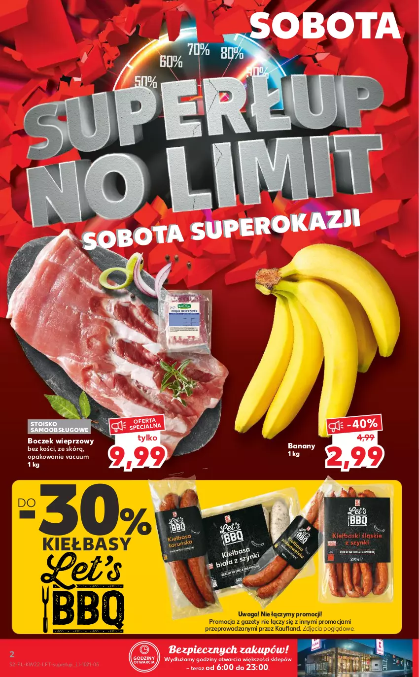 Gazetka promocyjna Kaufland - OFERTA TYGODNIA - ważna 02.06 do 09.06.2021 - strona 2 - produkty: Banany, Boczek, Boczek wieprzowy, Piec, Tera, Waga