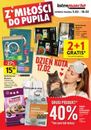 Gazetka promocyjna Intermarche - Gazetka Intermarche - Gazetka - ważna od 18.02 do 18.02.2026 - strona 1 - produkty: Mokra karma, Pur, Gra, Purina, Sheba, Sucha karma