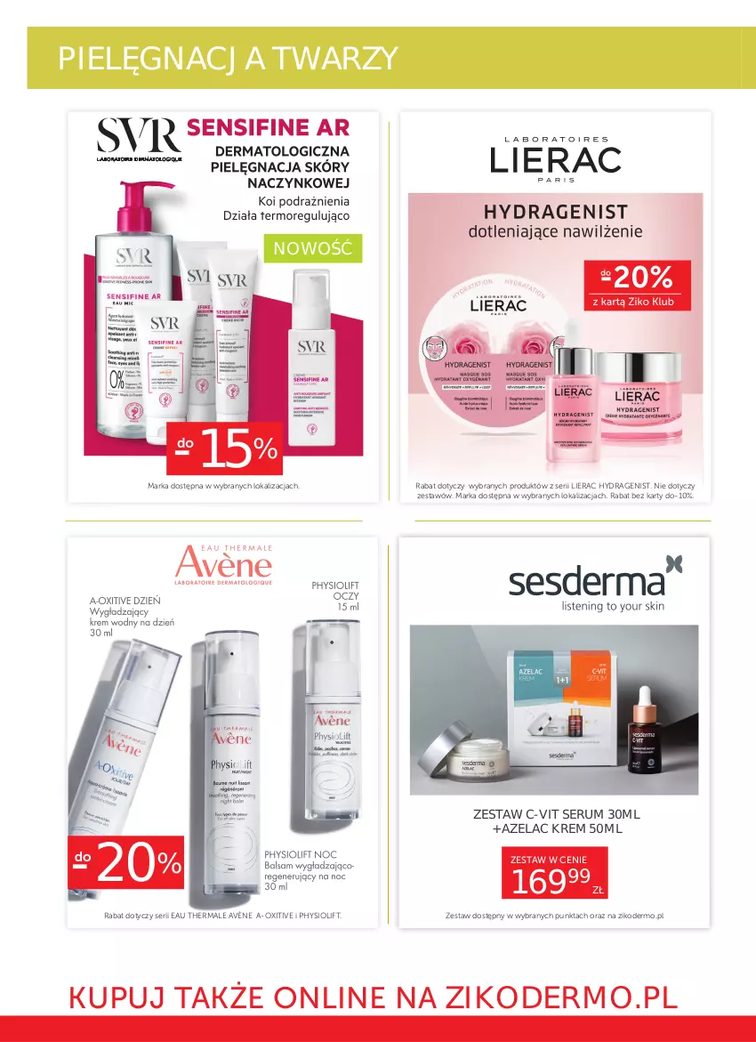 Gazetka promocyjna Ziko - 27.01-9.02.2022 - ważna 27.01 do 09.02.2022 - strona 10 - produkty: Avène, Lierac, Rum, Ser, Serum