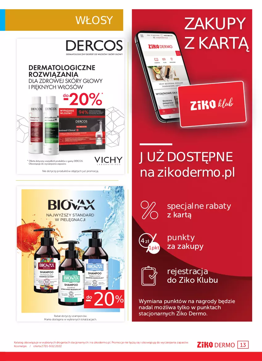 Gazetka promocyjna Ziko - 27.01-9.02.2022 - ważna 27.01 do 09.02.2022 - strona 13 - produkty: Szampon