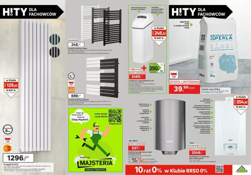 Gazetka promocyjna Leroy Merlin - ważna 24.01 do 13.02.2024 - strona 4 - produkty: AEG, Fa, Gra, Gry, Grzejnik, Grzejnik łazienkowy, Koc, Kret, LG, Perła, Por, Tablet, Tran, Woda