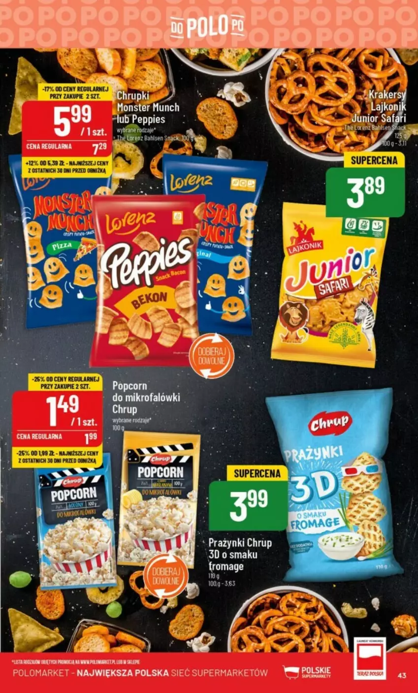 Gazetka promocyjna PoloMarket - ważna 23.08 do 29.08.2023 - strona 38 - produkty: Fa, Monster Munch