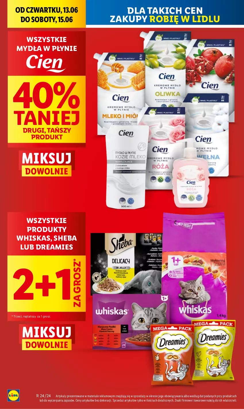 Gazetka promocyjna Lidl - GAZETKA - ważna 13.06 do 15.06.2024 - strona 10 - produkty: Sheba, Whiskas