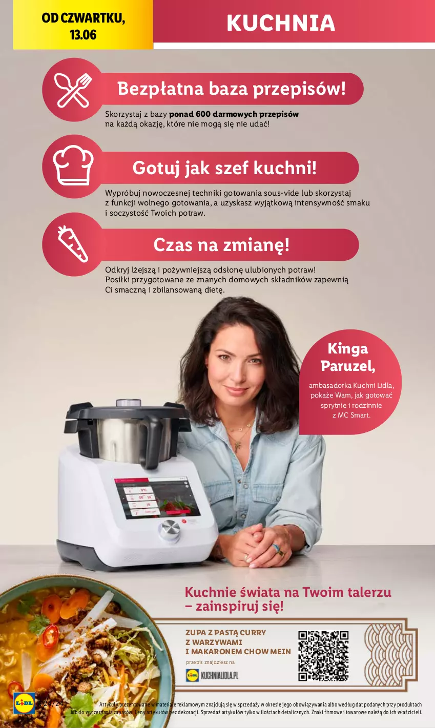 Gazetka promocyjna Lidl - GAZETKA - ważna 13.06 do 15.06.2024 - strona 12 - produkty: Kuchnia, Makaron, Orka, Talerz, Warzywa, Zupa