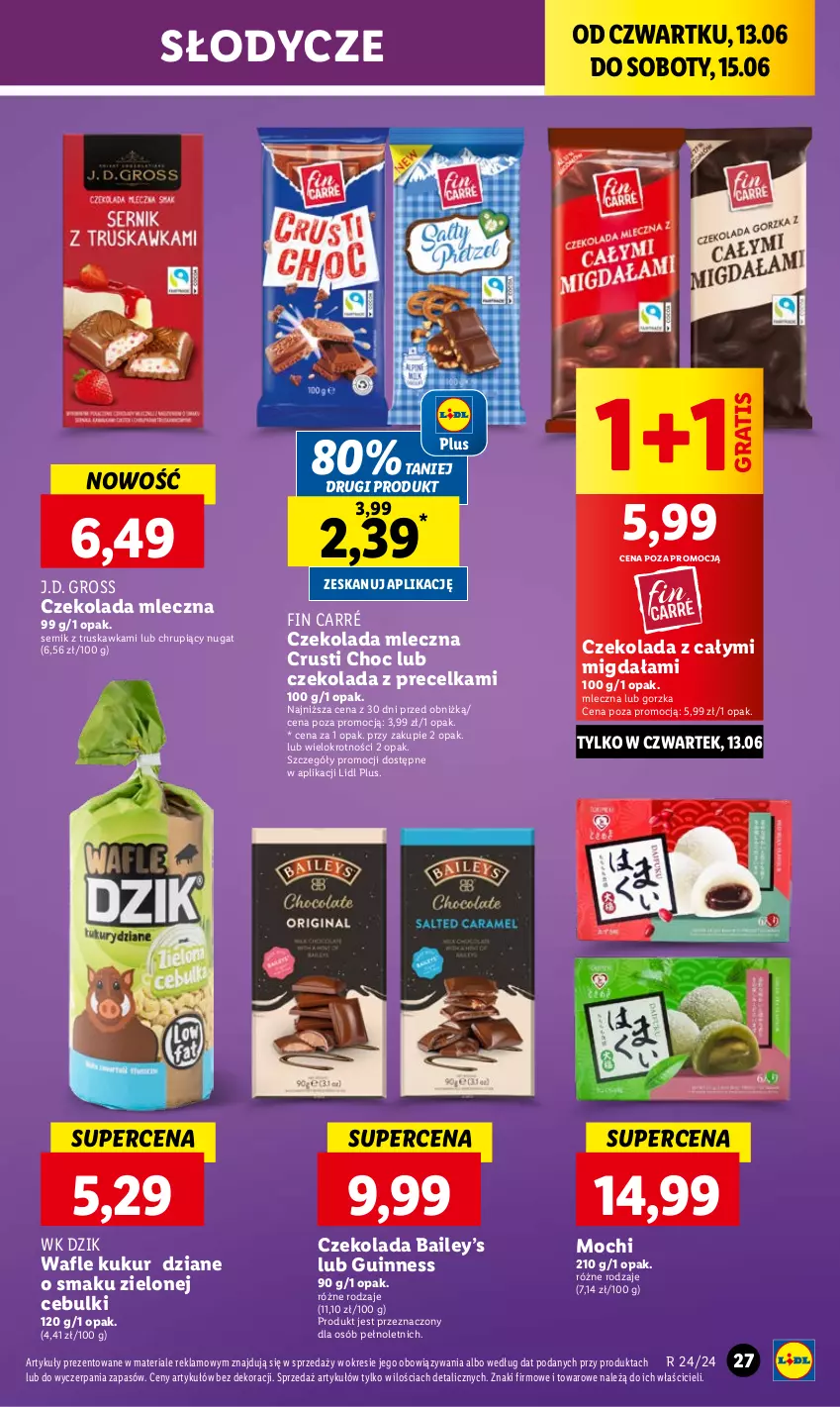 Gazetka promocyjna Lidl - GAZETKA - ważna 13.06 do 15.06.2024 - strona 35 - produkty: Czekolada, Czekolada mleczna, Gra, Rust, Ser, Wafle