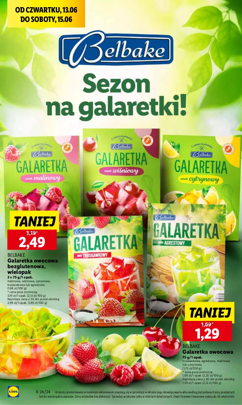 Gazetka promocyjna Lidl - GAZETKA - ważna 13.06 do 15.06.2024 - strona 44 - produkty: Gala, Galaretka, Gres